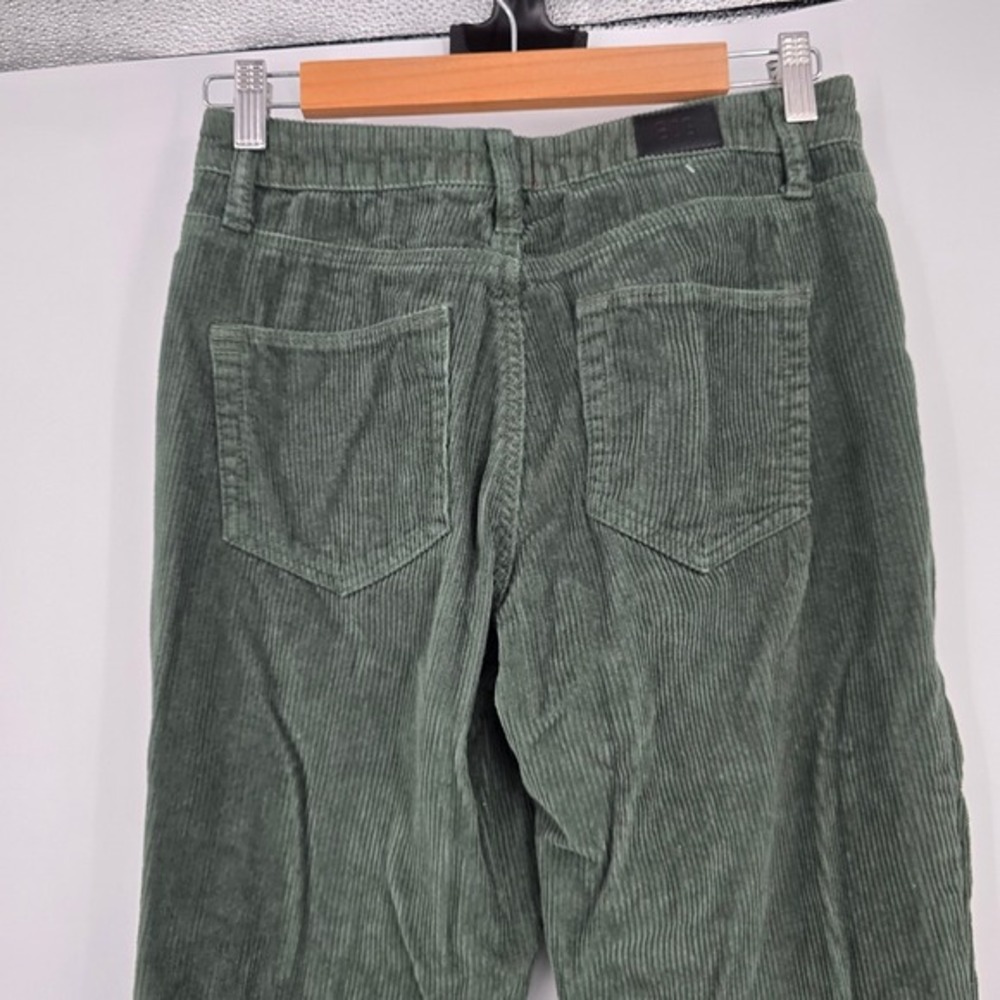 BDG Urban Outfitters Dark Green Corduroy Mom High-Rise Tapered‎ Pants Size 25 - Picture 4 of 11
